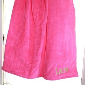 Monogrammed Towel Wrap